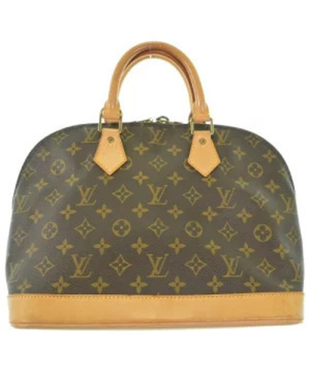Louis Vuitton All Brown Beige Handbag over pattern Brown Tan
